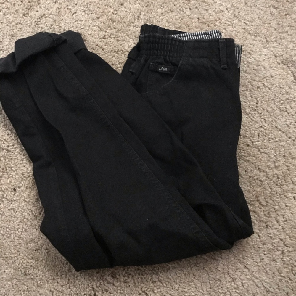 Lee jeans black high waisted